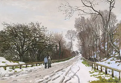 Road to the Farm of Saint-Simeon (1867) Claude Monet
